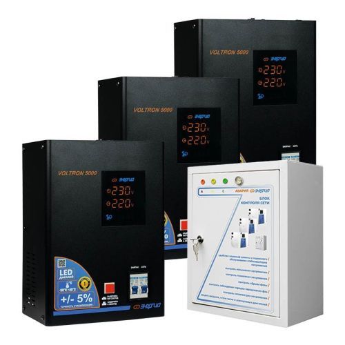 Стабилизатор напряжения Энергия Voltron 15000 (5000*3)