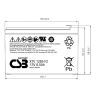 Аккумулятор CSB XTV 1285