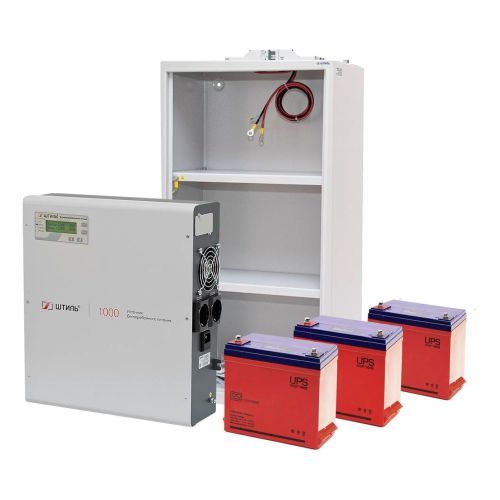 Комплект ИБП SW1000L (1000 ВА) c АБ на 1 ч 15 мин