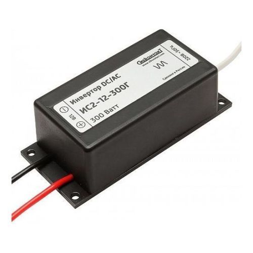 Инвертор СибКонтакт ИС2-12-300Г DC-AC, 12В/300Вт чистый синус