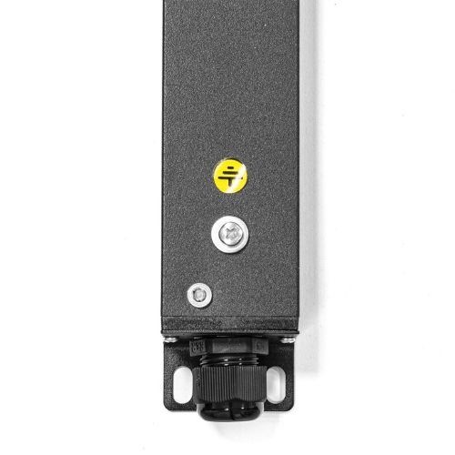 Блок розеток однофазный горизонтальный, 19", 6 розеток C13, 4 розетки C19, 63A