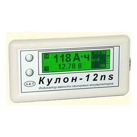 Индикатор емкости свинцовых аккумуляторов (тестер аккумуляторов) Кулон-12ns