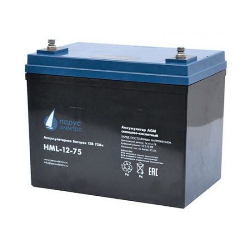 Аккумулятор Парус Электро HML-12-75