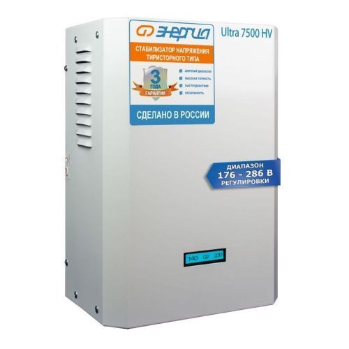Стабилизатор напряжения Энергия Ultra 7500 (HV)