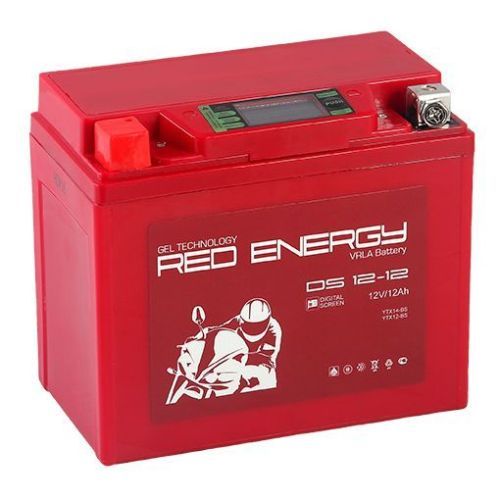 Аккумулятор для мототехники Red Energy DS 12-12 (YTX14-BS, YTX12-BS)